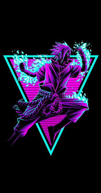 Naruto, black HD phone wallpaper