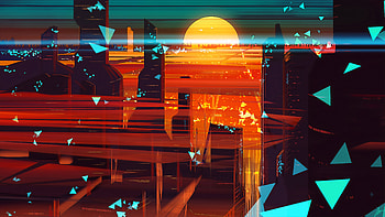 Abstract City , abstract, artist, artwork, digital-art, deviantart HD wallpaper