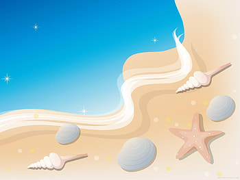 Seashells by the seashore., sand, star fish, abstract, sea shells, ocean, beach, seashells HD wallpaper