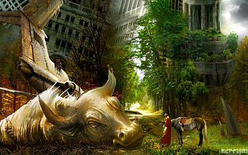 Consolation, fantasy, 3d HD wallpaper