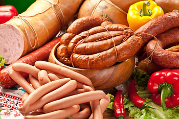 Paprika Pepper, Meat , Food HD wallpaper