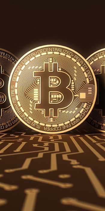 Crypto currency digital, Art abstract Bitcoin , LG V30 HD phone wallpaper