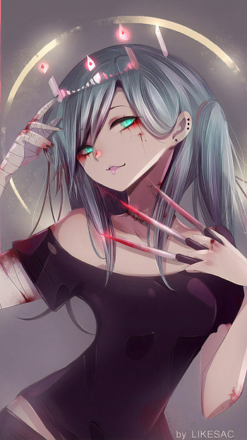 Gothic Anime, Gothic girl, Dark atmosphere, Gothic aesthetic HD phone wallpaper
