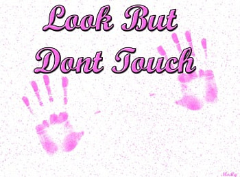 Look But Dont Touch copy, print, letters, hand HD wallpaper