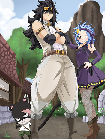 Gajeel Redfox, Iron dragon slayer, Fairy Tail guild, Powerful magic HD phone wallpaper