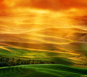 Landscape, Sunset HD wallpaper