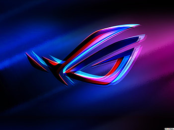 Asus ROG (Republic of Gamers) - Asus Neon Glitch LOGO (), Glitch Gaming HD wallpaper