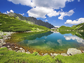 Landscape, Lakes HD wallpaper