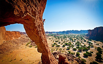 Chad, Travels, Landscapes, Rock climbing HD wallpaper