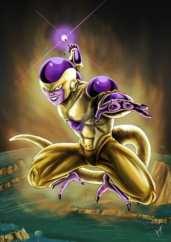 golden frieza by denzelberg golden frieza by denzelberg HD phone wallpaper