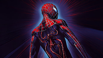 Spiderman On The Edge, spiderman, superheroes, artwork, art, digital-art HD wallpaper