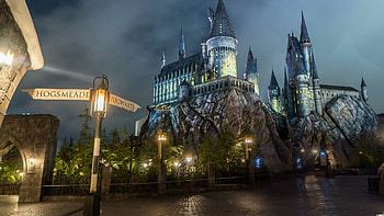 Hogwarts, Harry Potter , Spellbinding artwork, Immersive ambiance HD wallpaper
