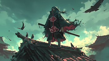 Itachi Uchiha Akatsuki, Anime, Naruto, Itachi Uchiha, Akatsuki (Naruto) HD wallpaper
