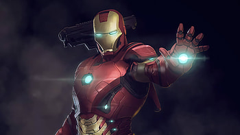 Iron Man Fire Blaster , iron-man, superheroes, artwork, artist HD wallpaper