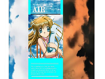 Air Poem, misuzu, anime, air, clouds, sky, poem, dinosoaur plushie HD wallpaper