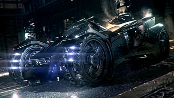 Barman Arkham Knight Batmobile, Arkham Knight (DC Comics), batmobile HD wallpaper