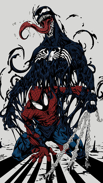 Spider Man & Venom. •DC VS MARVEL•. Venom, Spider Man, Anti Venom HD phone wallpaper