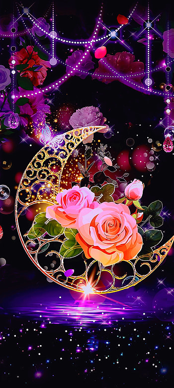 Flower Moon HD phone wallpaper