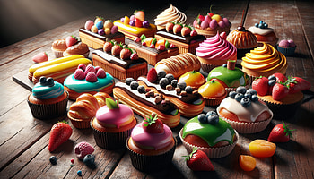 Delicious Pastry: A Stunning Ultra, pastry, dessert, cupcake, sweets HD wallpaper