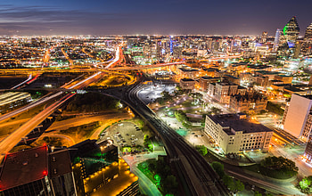 Cities, Road, Long Exposure, Night City, Glow HD wallpaper