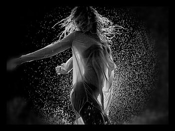 Happiness, white, black, woman HD wallpaper