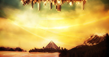 Neon Genesis Evangelion, Anime, Evangelion: 1 0 You Are (Not) Alone, City, Pyramid, Evangelion HD wallpaper