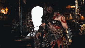 Kratos (God Of War), Atreus (God Of War), video game, God of War (2018) HD wallpaper