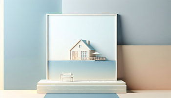 Minimalist House Art, house, minimalist, decor, design, artistic HD wallpaper