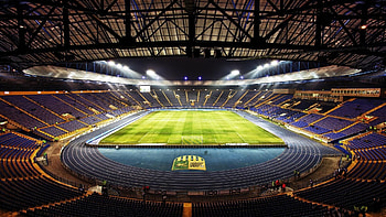 Metalist Stadium, Football Field HD wallpaper
