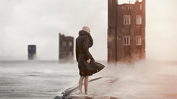 Burn Inside , alone, artist, artwork, digital-art, deviantart HD wallpaper