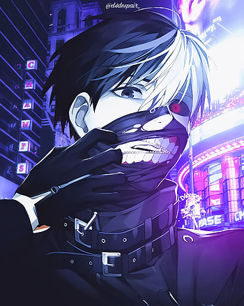 Ken kaneki/Tokyo Ghoul, magenta, art HD phone wallpaper