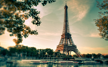 Landscape, Sky, Architecture, Clouds, Eiffel Tower HD wallpaper