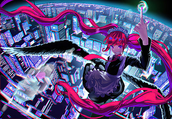 Crazy Heights Anime Girl, anime-girl, anime, artist, artwork, digital-art HD wallpaper