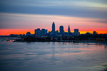 Cities, Sunset, City, Building, Coast HD wallpaper