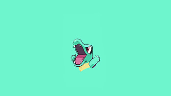 Pokemon Totodile Minimalism, pokemon, minimalism, artist, digital-art HD wallpaper