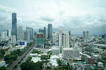 View of Bangkok, Amazing, Thailand, Big, Buildings, Bangkok, View HD wallpaper
