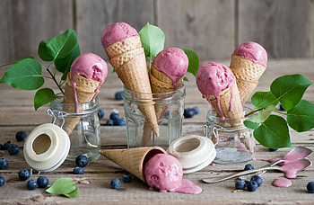 Blueberry, Gelato HD wallpaper