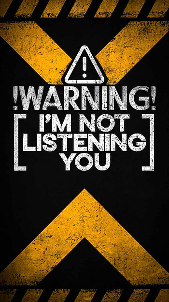 Warning, publication, yellow HD phone wallpaper