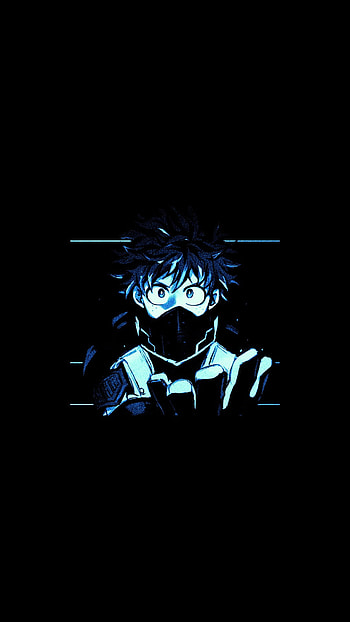 blue deku HD phone wallpaper