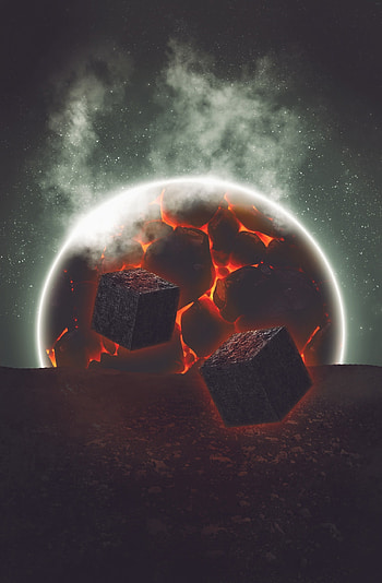 Smoke, 3D, Ball, Sphere, Cuba HD phone wallpaper