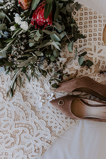 Flowers, Miscellanea, Miscellaneous, Bouquet, Ring, Shoes HD phone wallpaper