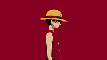 Monkey D Luffy One Piece , monkey-d-luffy, one-piece, anime, minimalism, minimalist, artist, artwork, digital-art HD wallpaper