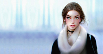 Artistic Girl Painting, artist, painting, digital-art, artwork, artstation HD wallpaper