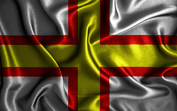 Santo Antonio de Jesus flag, , silk wavy flags, brazilian cities, Day of Santo Antonio de Jesus, Flag of Santo Antonio de Jesus, fabric flags, 3D art, Santo Antonio de Jesus, cities of Brazil, Santo Antonio de Jesus 3D flag HD wallpaper