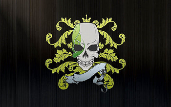 Vector, Graphics, Skull, Symbolism HD wallpaper