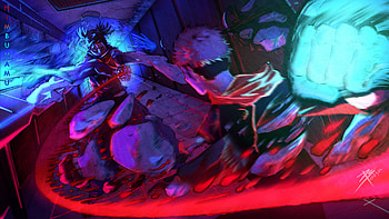 Choso VS Itadori, Choso (Jujutsu Kaisen), Yuji Itadori, Anime, Jujutsu Kaisen HD wallpaper