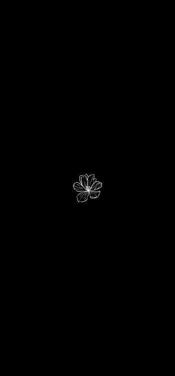 Flower, body_jewelry, symbol, white, nature, black HD phone wallpaper