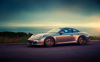 Porsche, Sunset, Cars, Asphalt, Beautiful, 911 HD wallpaper