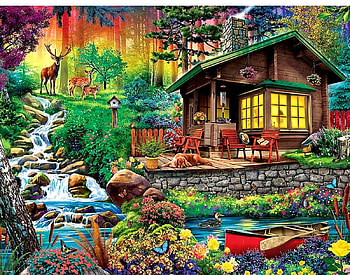 houses, jj, paintigs, beautiful HD wallpaper
