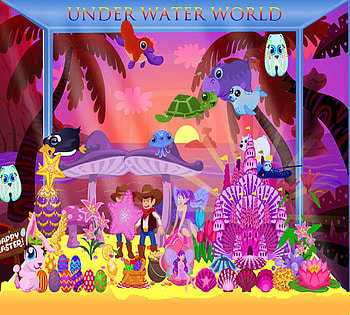 The magic of the under world ....., world, colours, water, beauty HD wallpaper